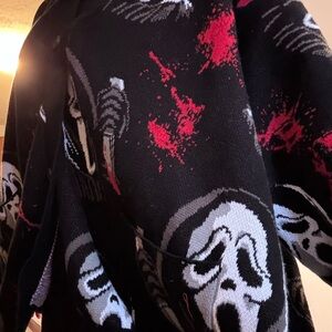 A Black Star co. Graphic scream Knit Sweater